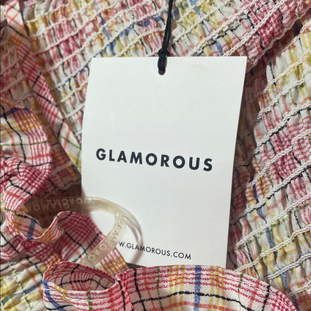 Glamorous Colorful Textured Blouse